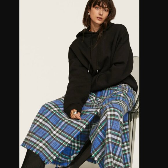 R13 Kilt Skirt Plaid Wool - Picture 4 of 7